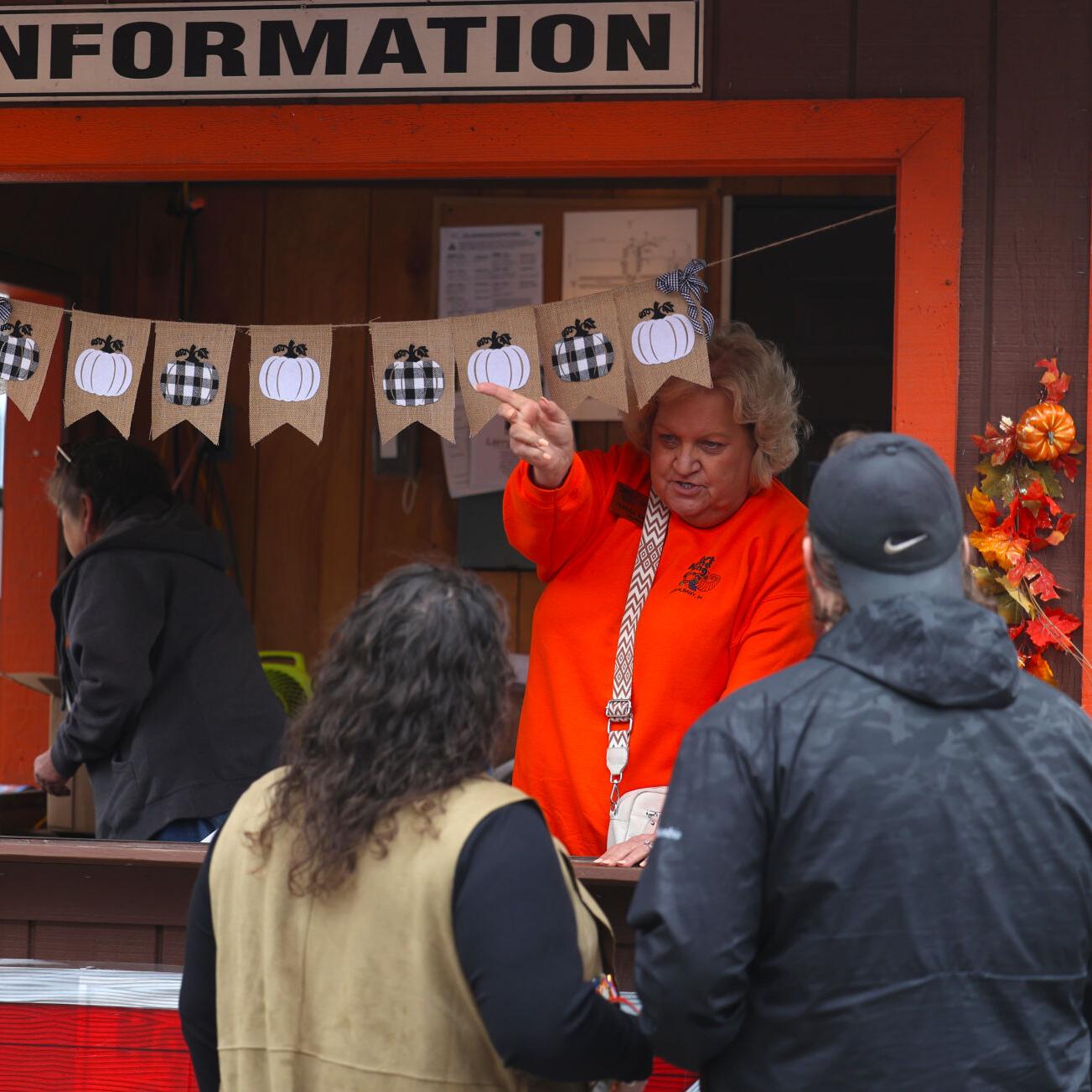Information Center at Harvest Homecoming.JPG